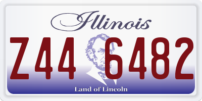 IL license plate Z446482