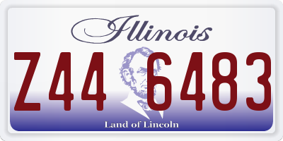 IL license plate Z446483