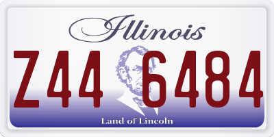 IL license plate Z446484