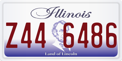 IL license plate Z446486