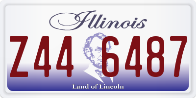 IL license plate Z446487