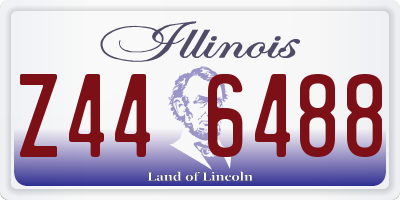 IL license plate Z446488
