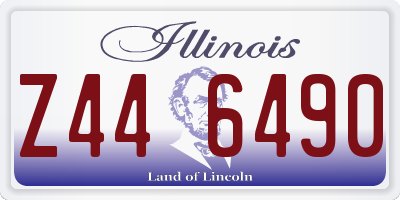 IL license plate Z446490