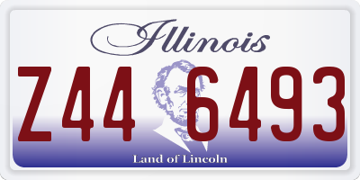 IL license plate Z446493