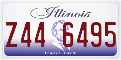 IL license plate Z446495