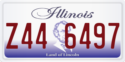 IL license plate Z446497