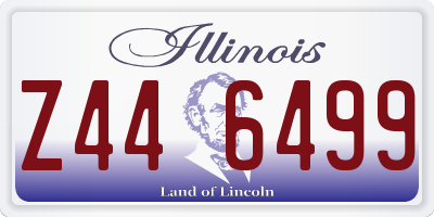 IL license plate Z446499