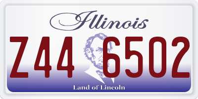 IL license plate Z446502