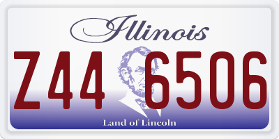 IL license plate Z446506