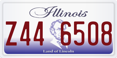 IL license plate Z446508