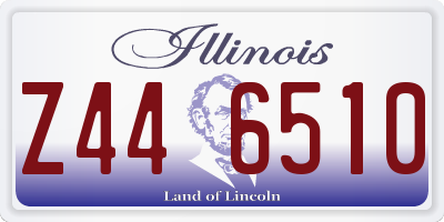 IL license plate Z446510
