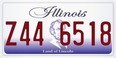 IL license plate Z446518