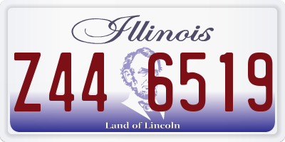 IL license plate Z446519