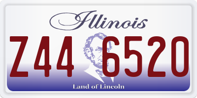 IL license plate Z446520