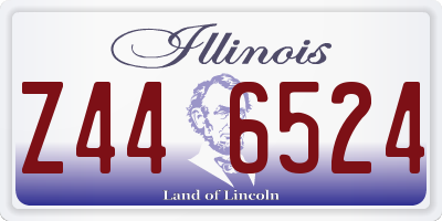 IL license plate Z446524