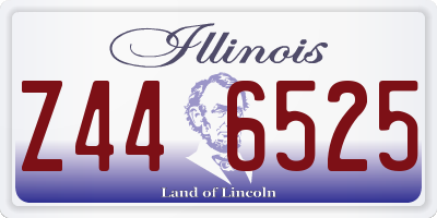 IL license plate Z446525