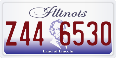 IL license plate Z446530