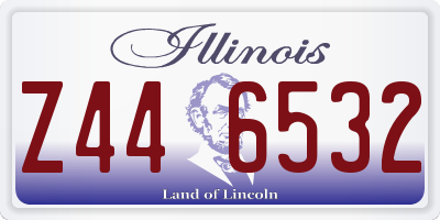 IL license plate Z446532