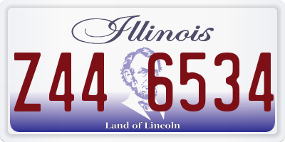 IL license plate Z446534
