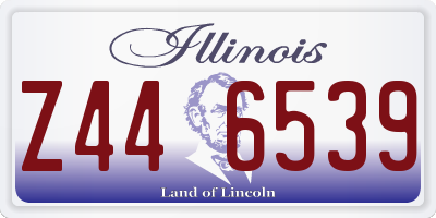 IL license plate Z446539