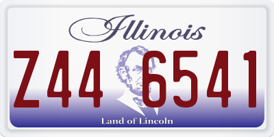IL license plate Z446541