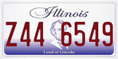 IL license plate Z446549