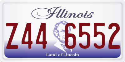 IL license plate Z446552