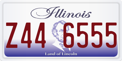 IL license plate Z446555