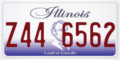 IL license plate Z446562