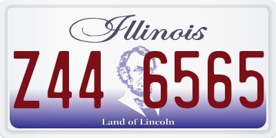 IL license plate Z446565