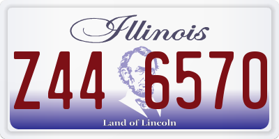 IL license plate Z446570