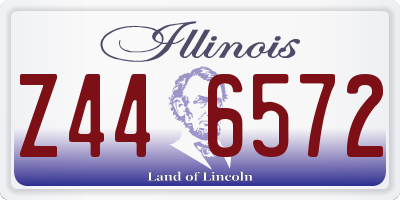 IL license plate Z446572