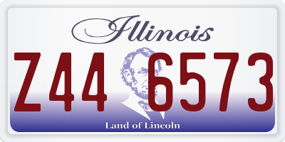 IL license plate Z446573