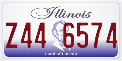 IL license plate Z446574