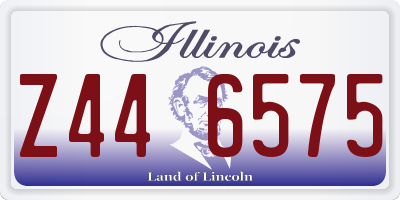 IL license plate Z446575