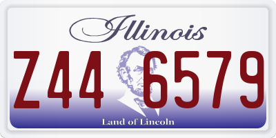 IL license plate Z446579