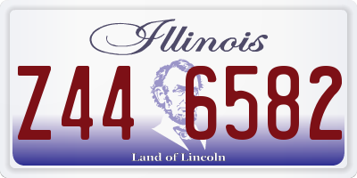 IL license plate Z446582