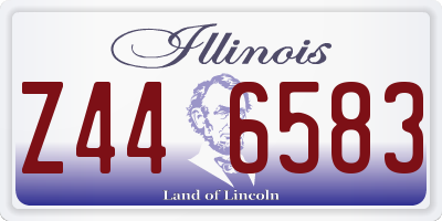 IL license plate Z446583