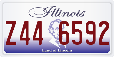 IL license plate Z446592