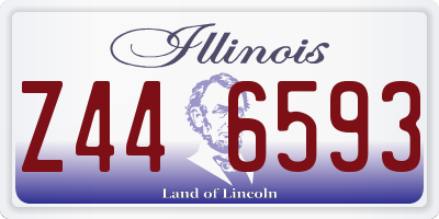 IL license plate Z446593