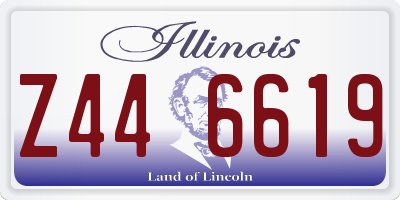 IL license plate Z446619