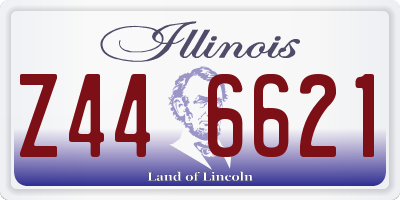IL license plate Z446621