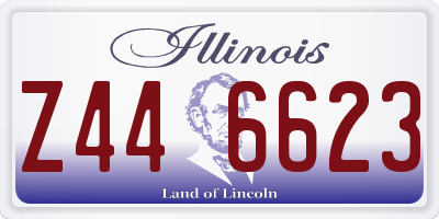 IL license plate Z446623