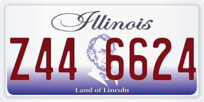 IL license plate Z446624