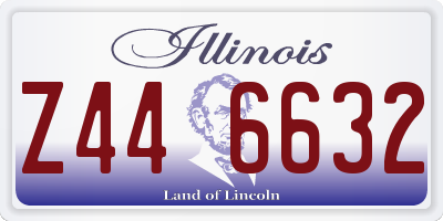 IL license plate Z446632