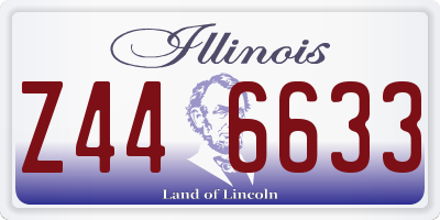 IL license plate Z446633