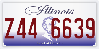 IL license plate Z446639