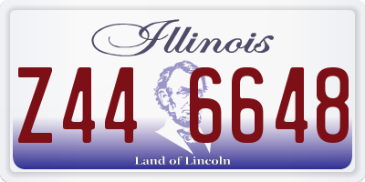 IL license plate Z446648