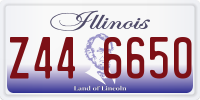 IL license plate Z446650