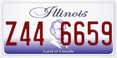 IL license plate Z446659